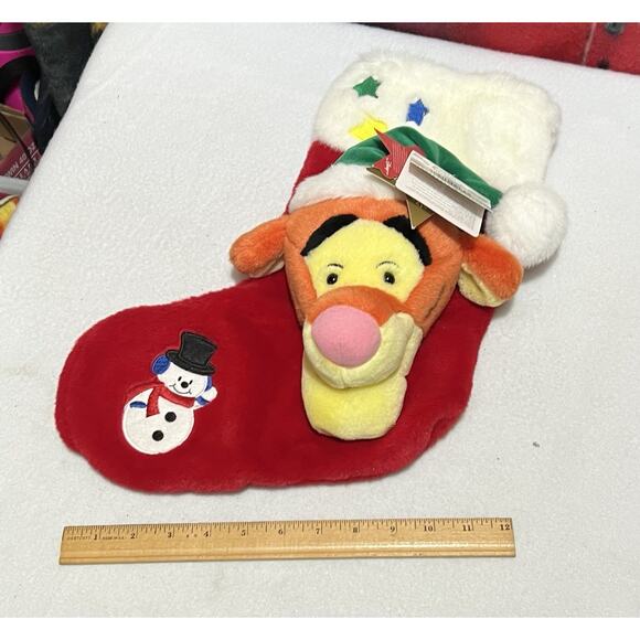 Disney Winnie The Pooh 1999 Tigger Singing Christmas Stocking New With Tags - Picture 7 of 7